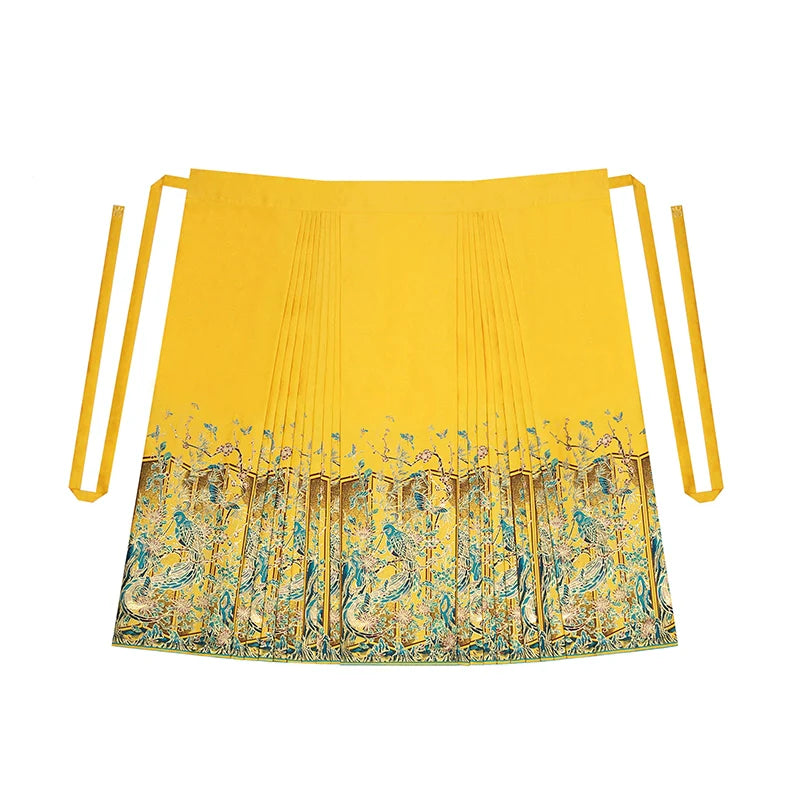 Chinese Blouse & Mamian Skirt Outfit | Kingfisher 翠鸟知还