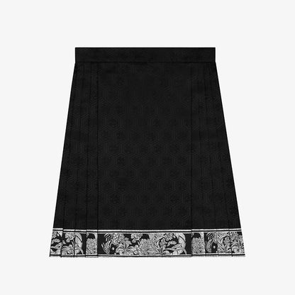 Chinese Blouse & Mini Mamian Skirt Outfit | Zhizhi 止止