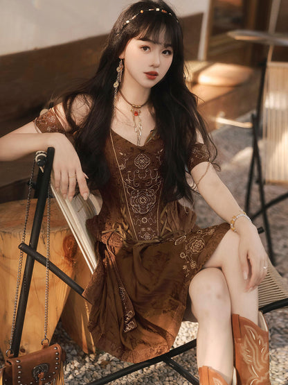 Floating Sands | Bustier with Ming Dynasty Style Mamianqun