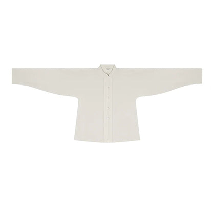 Song Dynasty Modern Hanfu Set with Long Sleeve Top and Spiral Skirt - Spring Realm 人间景 (Preorder)