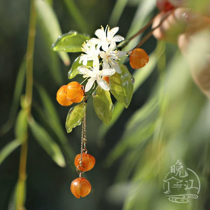 Mandarin Oranges Hair Stick | Ancient Chinese Hair Accessory