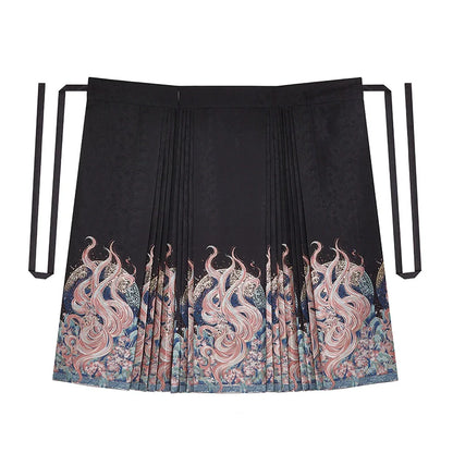 Chinese Blouse & Mamian Skirt Outfit | Nine Tails 九尾