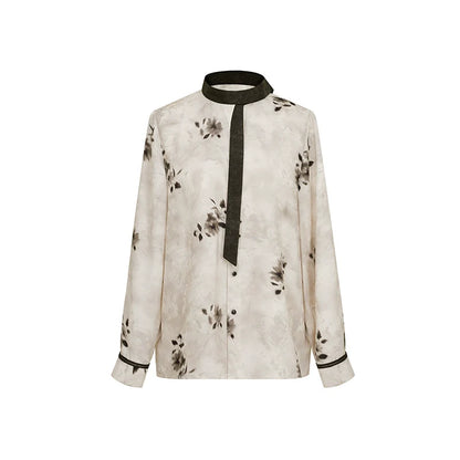 Song Dynasty Modern Hanfu Set with Long Sleeve Top and Spiral Skirt - Fumei 赋梅 (Preorder)