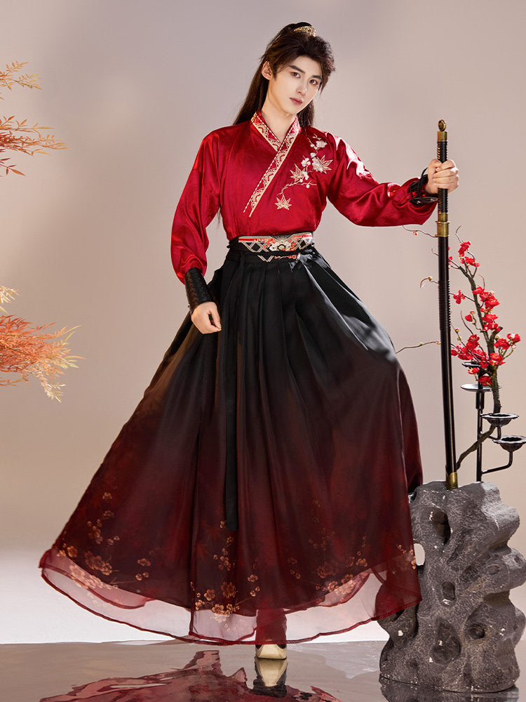 Maple Blossom Xianxia Hanfu Set | Chinese Fantasy Period Drama Style