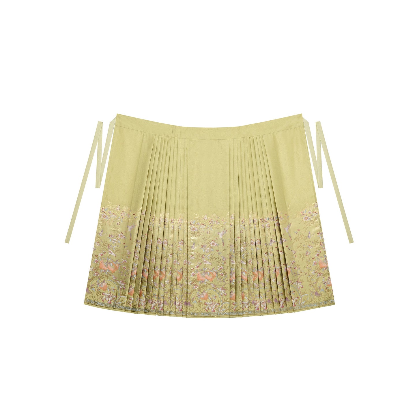 Ming Dynasty Thousand Golden Rays Mamian Skirt Set | Light and Moonfall 榴光月落