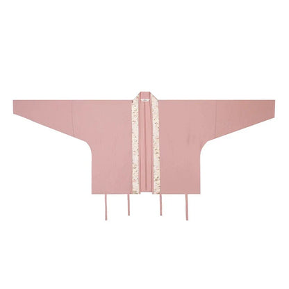 Song Dynasty Modern Hanfu Set with Winged Sleeve Top and Spiral Skirt - Autumn Lotus 秋荷 (Preorder)