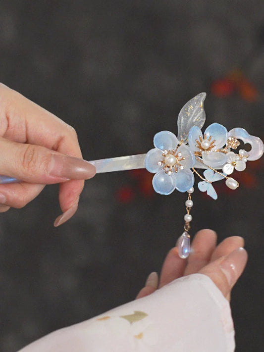 Light Flowers Hair Stick | Traditional Chinese Hair Accessory
