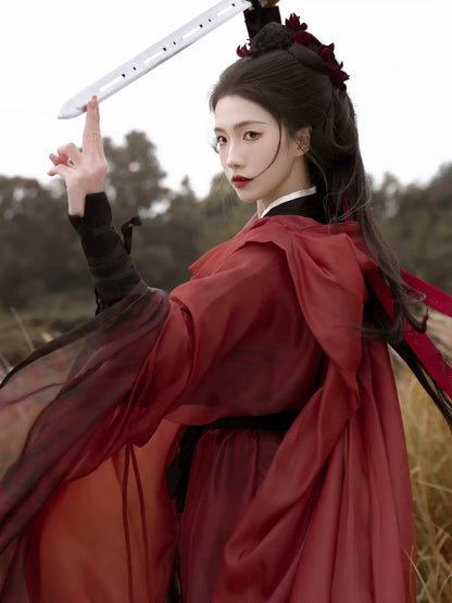 Wei Jin Dynasty Qiyao Ruqun Hanfu | Chivalry 骑士