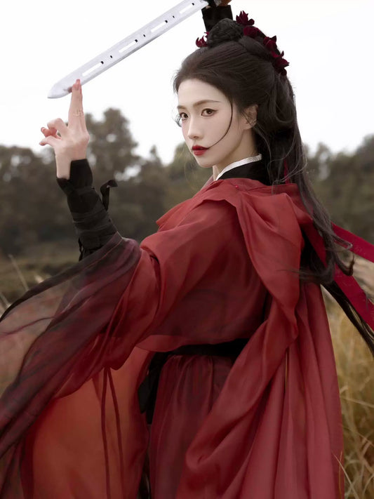 Wei Jin Dynasty Qiyao Ruqun Hanfu | Chivalry 骑士