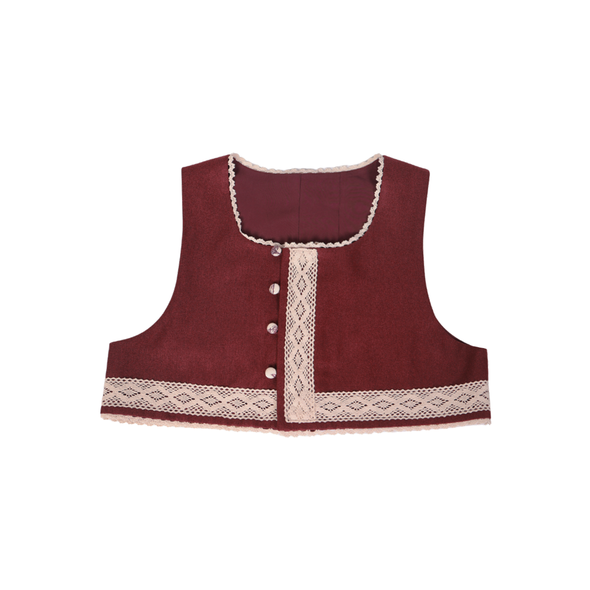 New Chinese Retro Style Long Sleeve Top and Vest with Ten Panel Wrap Skirt - Mulan 木兰 (Preorder)