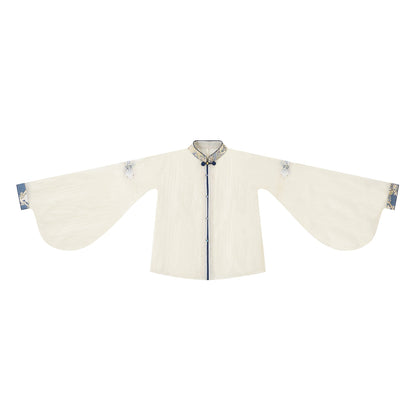 New Chinese Style Pipa Sleeve Top and Fluffy Dress - Bogu Sheep 博古咩咩