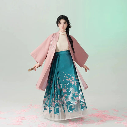 Chinese Blouse & Mamian Skirt Outfit | Yunxue 蕴雪