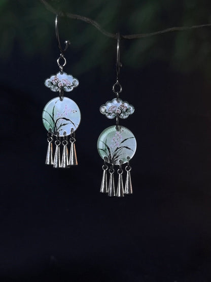 Sea of Flowers Earrings | Cheongsam Jewelry