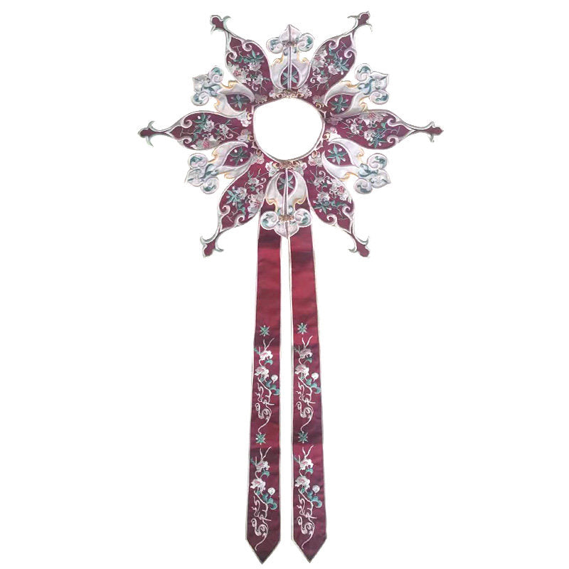 Ming Dynasty Hanfu Set with Cloud Collar & Pleated Skirt｜Flower Glass 花璃子