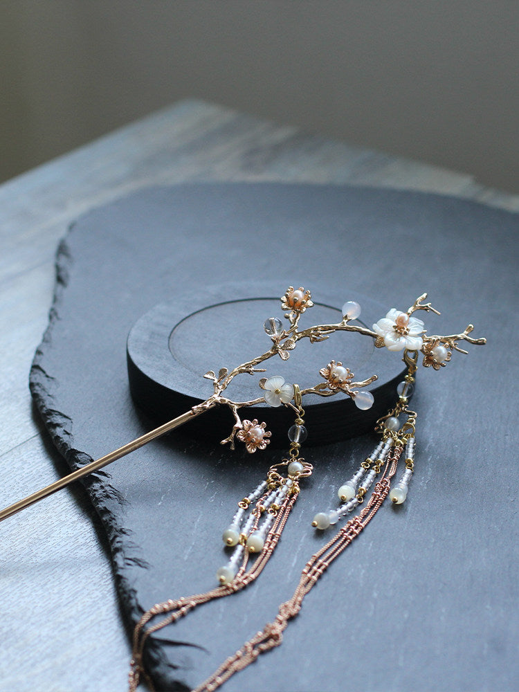 Pear Blossom Hair Stick | Hanfu Hair Accessory