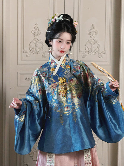 Ming Dynasty Festive Spirit New Year Hanfu | Parrot Joy 喜悦鹦啼