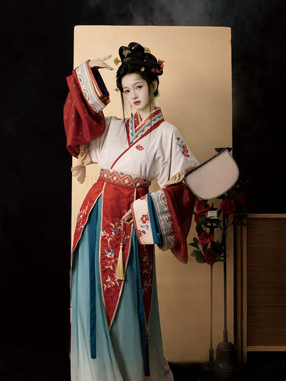 Wei Jin Dynasty Qiyao Ruqun Hanfu | Miaoyu 妙玉