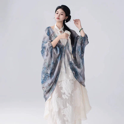 Mengdie 梦蝶 - New Chinese Style Butterfly Cheongsam Cardigan