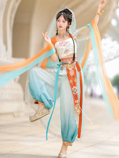 On The Run 在逃公举 - Dunhuang Fairies Feitian Tang Dynasty Costume