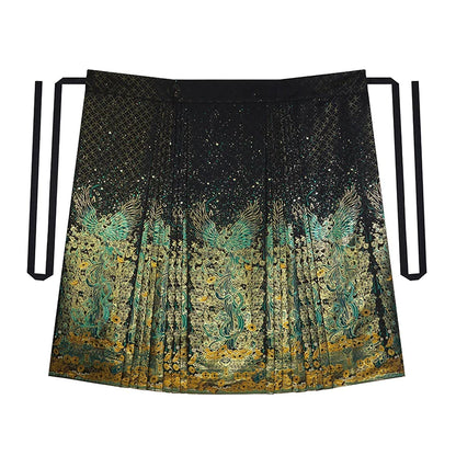 Chinese Blouse & Mamian Skirt Outfit | Bronze Money Tree 青铜摇钱树