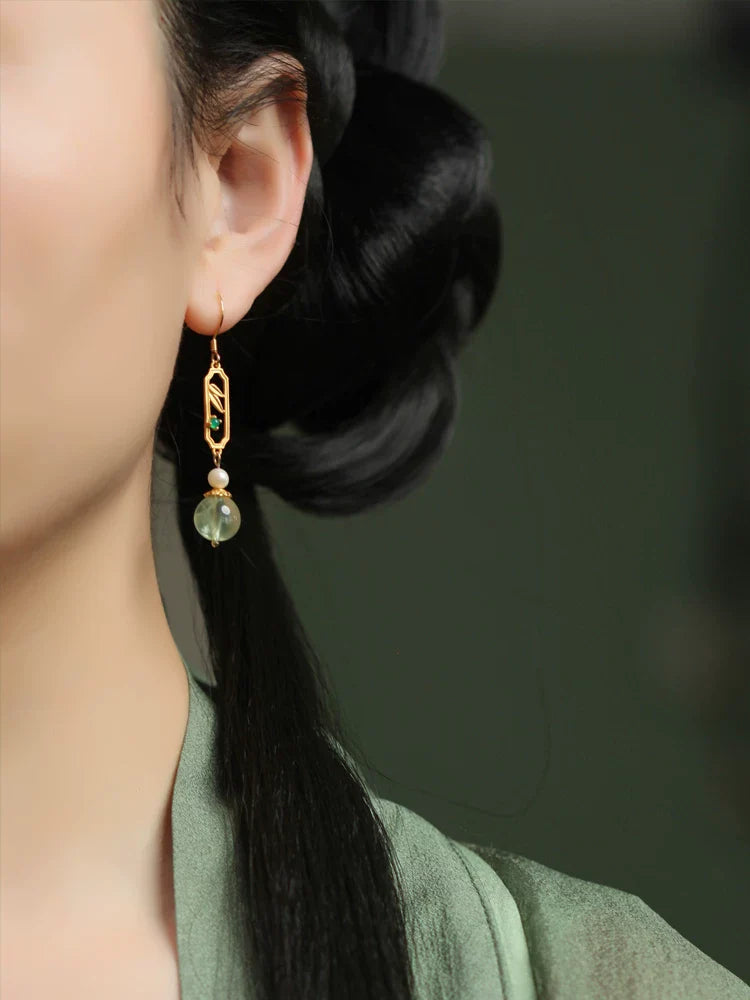 Literary Ancient China Earrings | Cheongsam Jewelry
