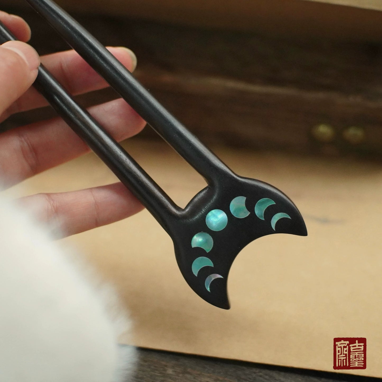 Moon Phases Hair Stick | Hanfu Hair Accessory