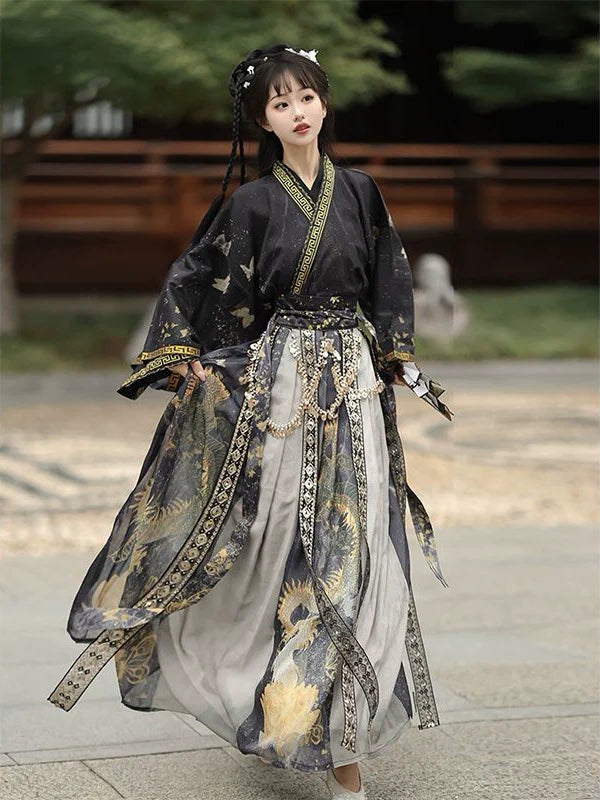 Wei Jin Dynasty Qiyao Ruqun Hanfu | Mystic