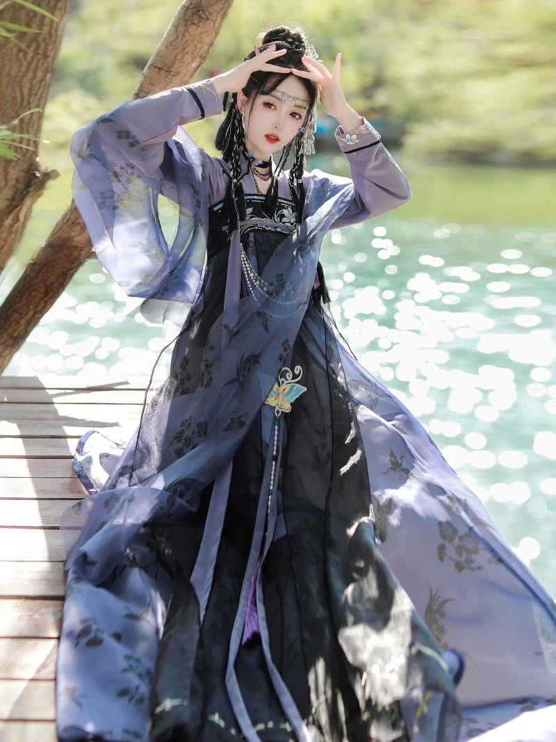 Butterfly Gu 蝶蛊 - Tang Dynasty Style Qixiong Ruqun