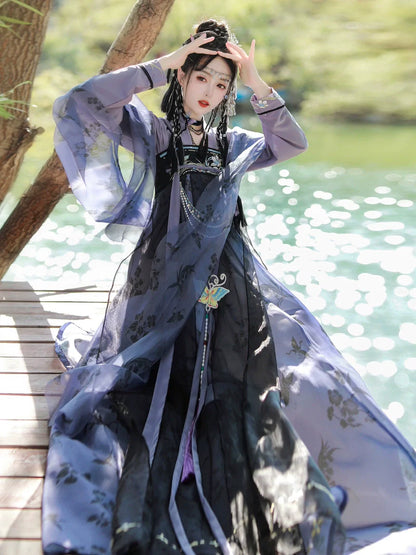 Butterfly Gu 蝶蛊 - Tang Dynasty Style Qixiong Ruqun