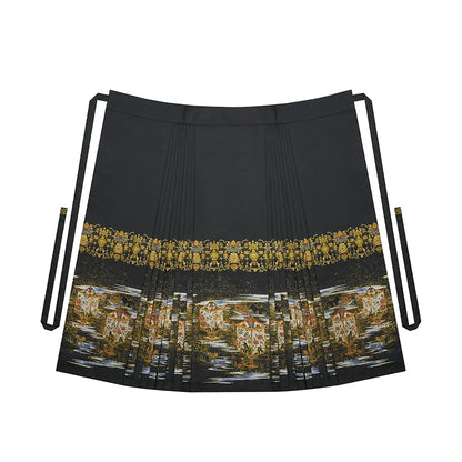 Ming Dynasty Modern Hanfu Mamianqun Outfit - Huadeng 华灯