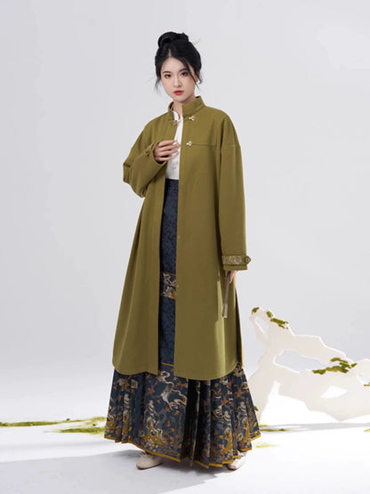 Ming Dynasty Modern Hanfu Mamianqun Outfit - Wulingsan 五苓散