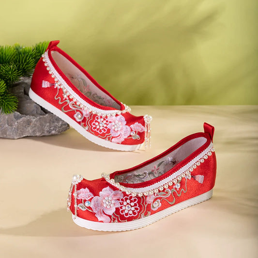 Fiona - Embroidered Chinese Hanfu Shoes