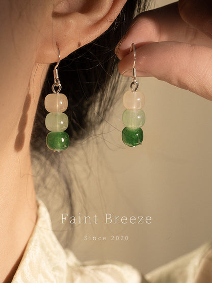Clear Spring on the Stone Earrings | Hanfu Jewelry