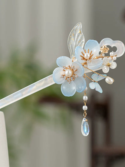 Light Flowers Hair Stick | Traditional Chinese Hair Accessory