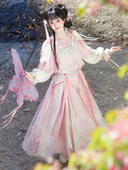 Taoyao | Spring Ancient Style Sweet Pink Xianxia Hanfu