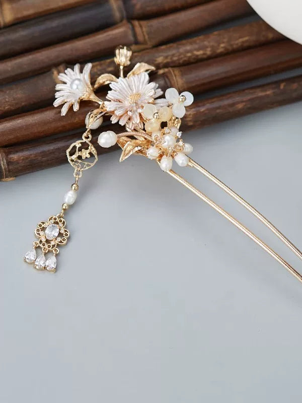 Daisy Flower Hair Stick | Ancient Chinese Hair Accessory