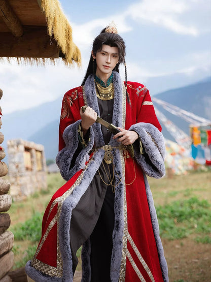Yan Yun 炎云 - Song Dynasty Swordsman Coat and Robe Hanfu Outfit for Spring, Autumn & Winter (Preorder)