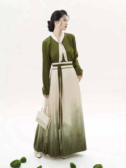 Chinese Blouse & Mamian Skirt Outfit | Twisted Tea 捻茶