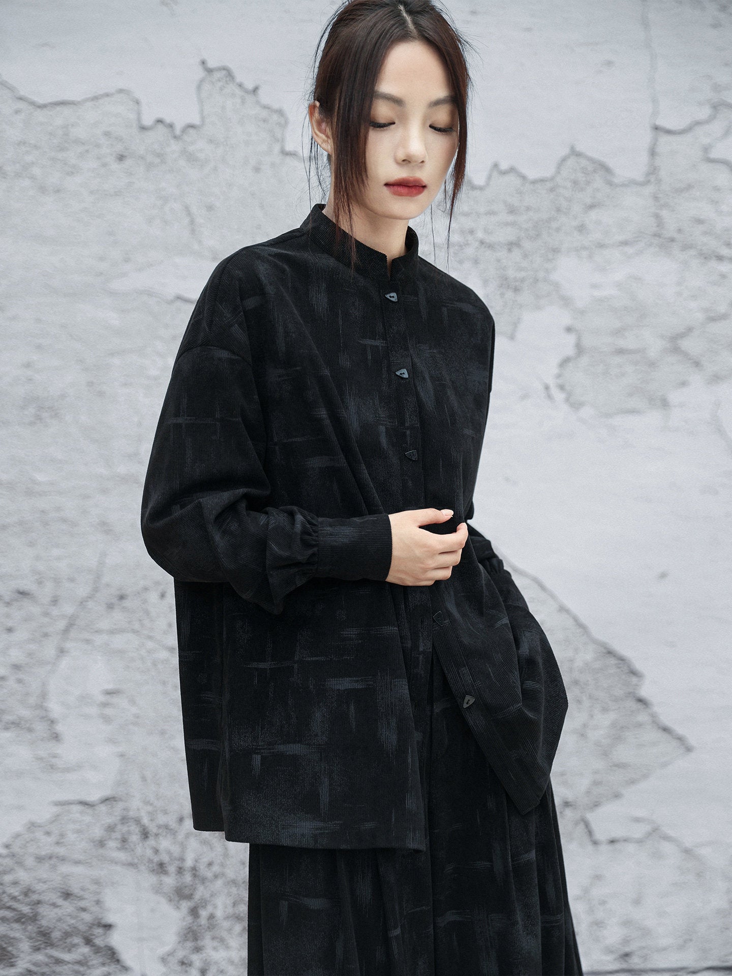 New Chinese Martial Arts Style Long Sleeve Top