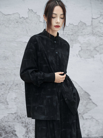 New Chinese Martial Arts Style Long Sleeve Top
