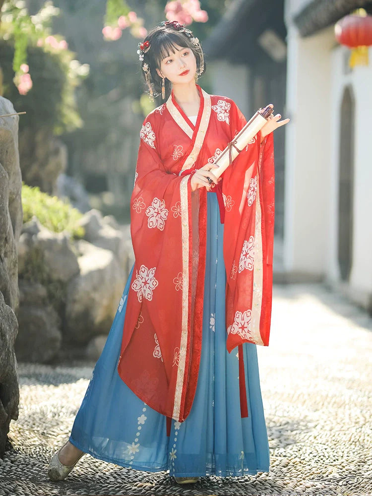Wei Jin Dynasty Qiyao Ruqun Hanfu | Talia