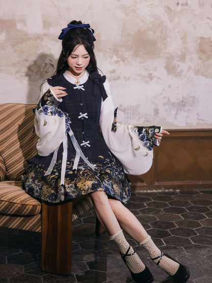 New Chinese Lolita Style Pipa Sleeve Top and Dress - Tarot of the Moon 月之塔罗