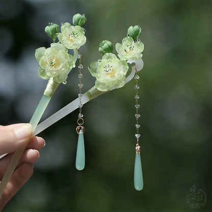 Raining Flowers Hair Stick | Traditional Chinese Hair Accessory
