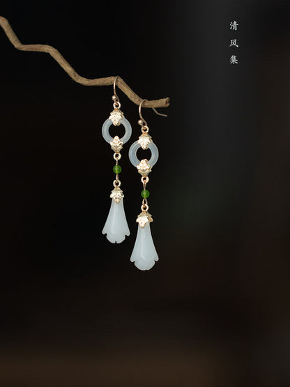 Magnolia Antique Earrings | Hanfu Jewelry