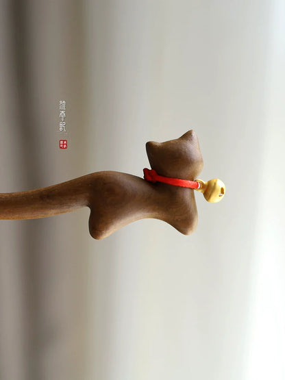Dingdang Cat Hair Stick | Ancient Chinese Hair Accessory