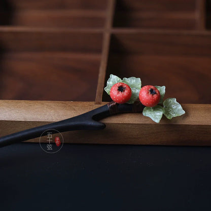 Hawthorn Fruit Hair Stick | Hanfu Hair Accessory