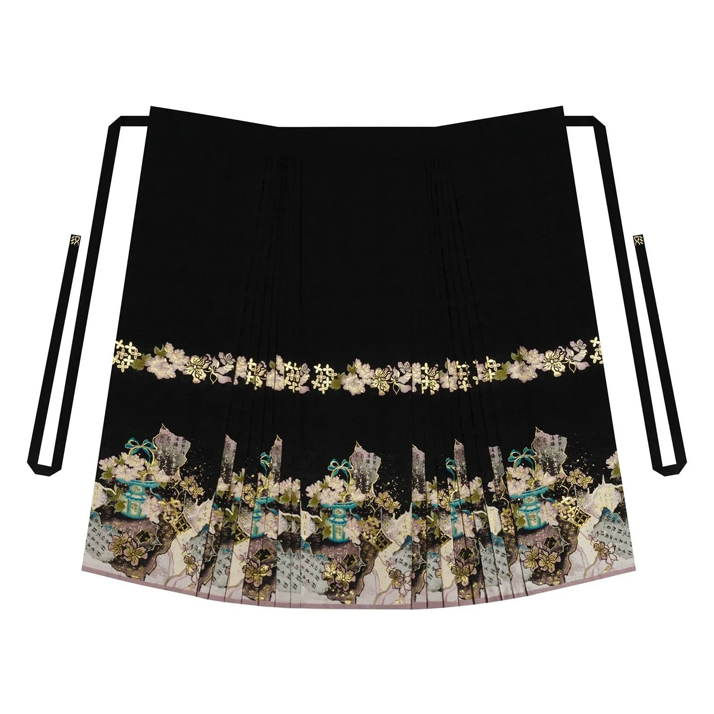 Ming Dynasty Modern Hanfu Pipa Sleeve Top, Vest, and Mamianqun - Qingrong Nuancui 晴蓉暖翠