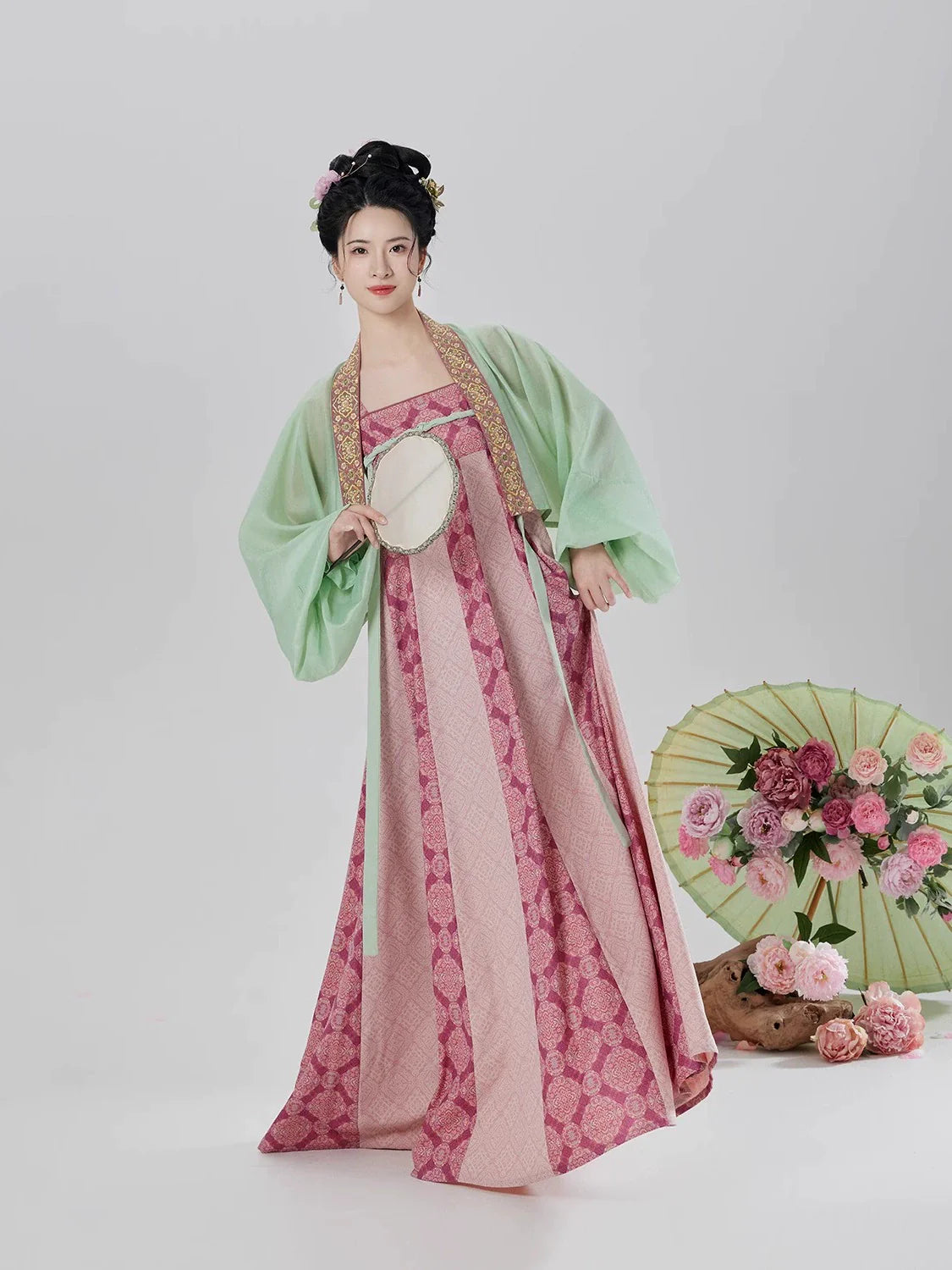 Modern Tang Dynasty Hanfu Slip Dress Set - Muyao 沐瑶 (Preorder)