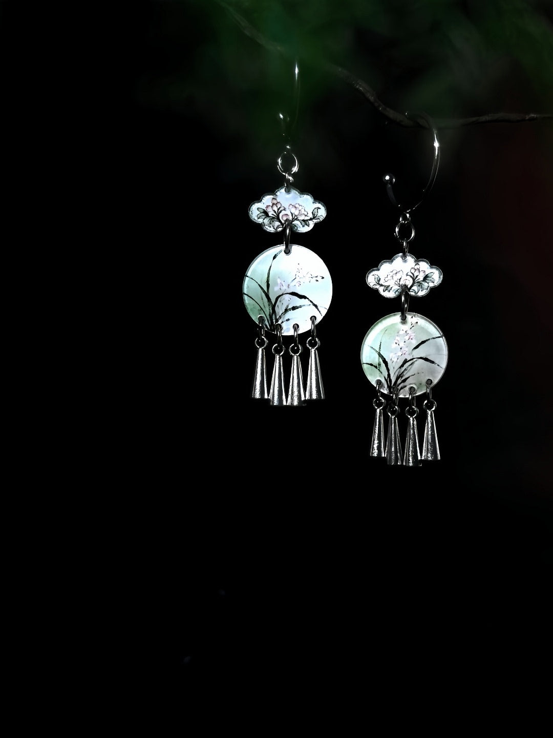Sea of Flowers Earrings | Cheongsam Jewelry