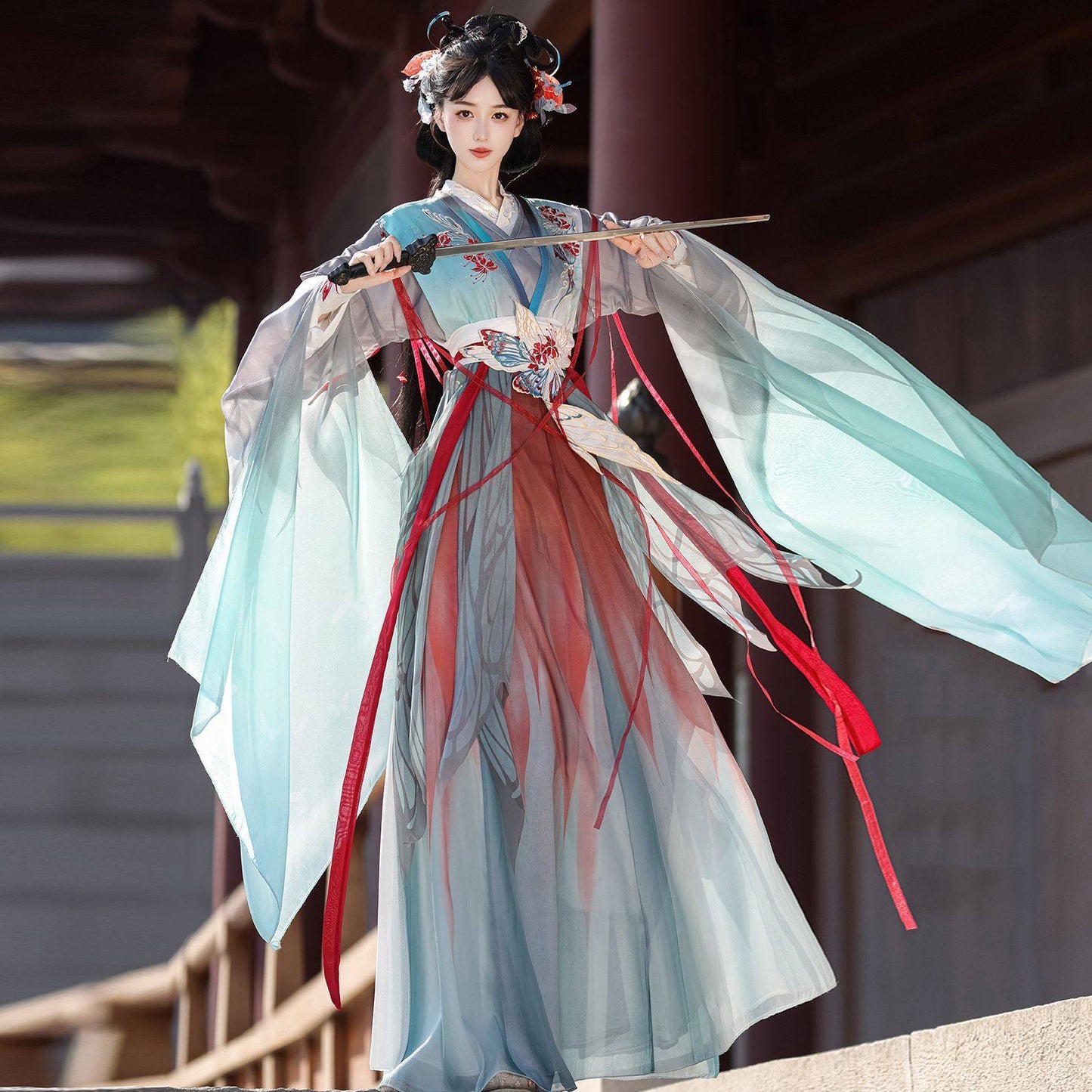 Wei Jin Dynasty Qiyao Ruqun Hanfu | Pojian 破茧